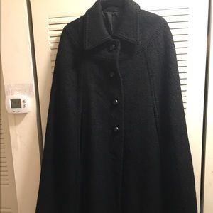Vintage wool cape coat